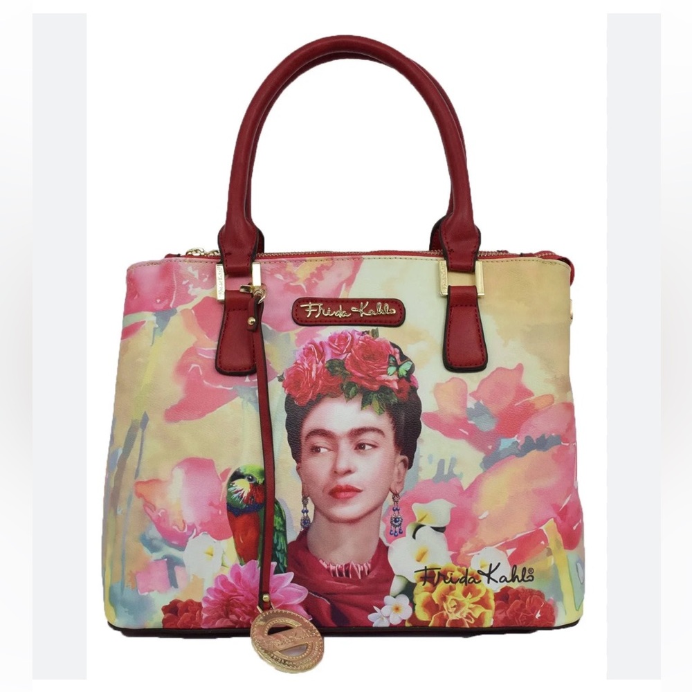 Frida Kahlo Flower Collection Wearable Art Artwear Women’s Handbag